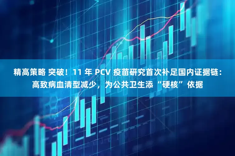 精高策略 突破!11 年 PCV 疫苗研究首次补足国内证据链:高致病血清型减少,为公共卫生添 “硬核” 依据